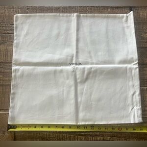 VINCE Dust Bag 19" x 17" White (Ivory) NWOT